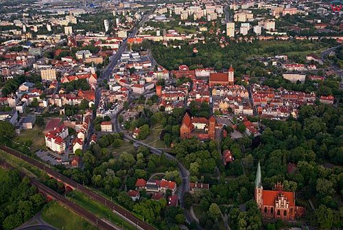 LOTNICZE. Warm maz. Olsztyn - stare miasto.